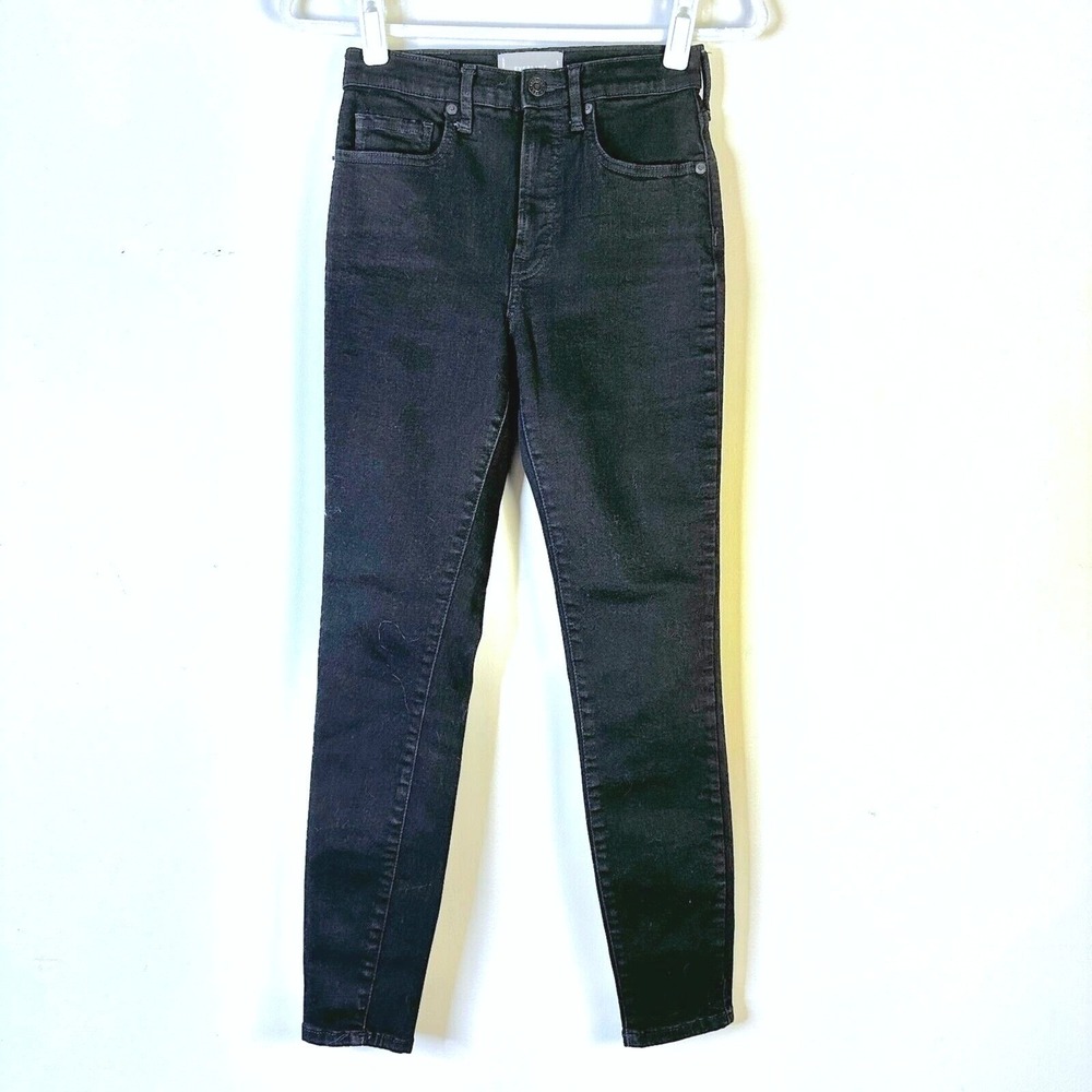 Everlane Jean Women 27 Black High Rise Skinny Classic‎ 5 Pocket Capsule NWOT
